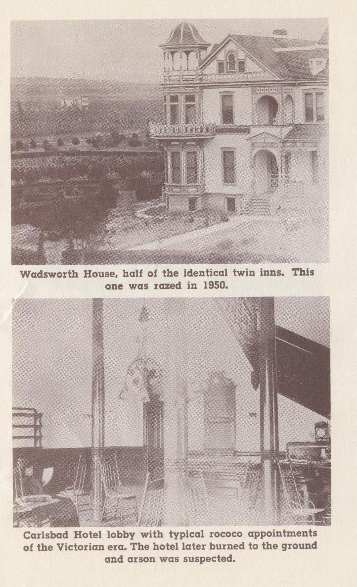 Pictures from the book "A History of Carlsbad," by Jack Harmon